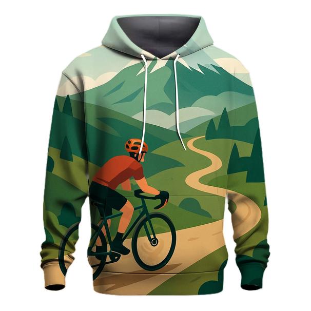 Mountain Trail Cycling Ascent embroidered hoodies