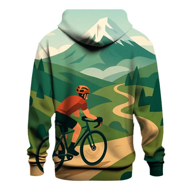 Mountain Trail Cycling Ascent embroidered hoodies