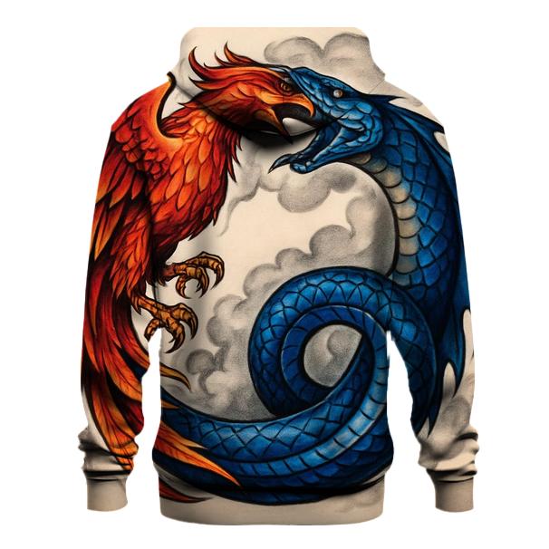 Phoenix Serpent Dual Ouroboros hoodie trends