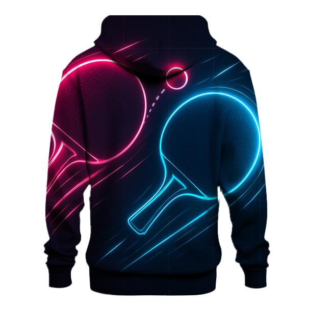 Neon Table Tennis Duel lightweight hoodies