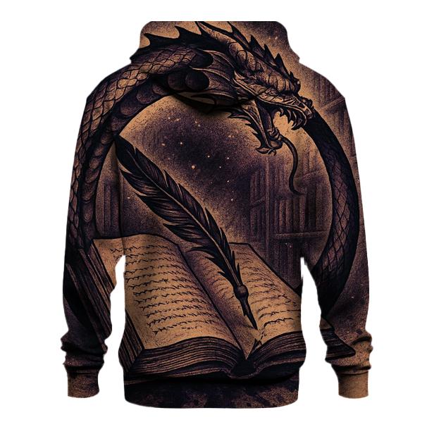 Cosmic Library Ouroboros Quill hoodies fashion