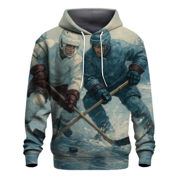 Winter Ice Hockey Clash designer hoodies