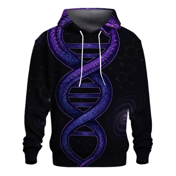 Astral Serpent DNA Ouroboros heavyweight hoodies