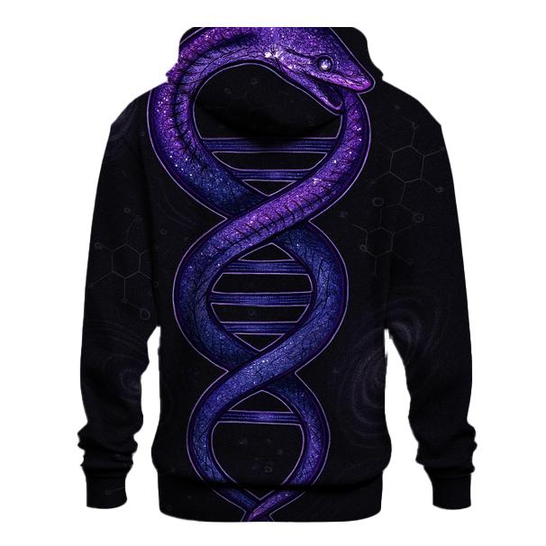 Astral Serpent DNA Ouroboros heavyweight hoodies