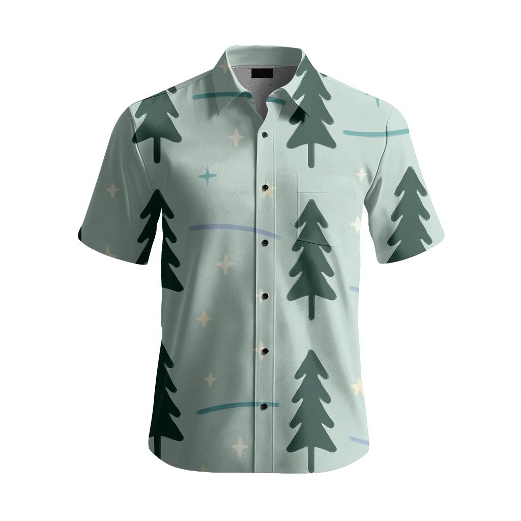 Galactic Scandinavian Aurora Grove premium embroidered apparel