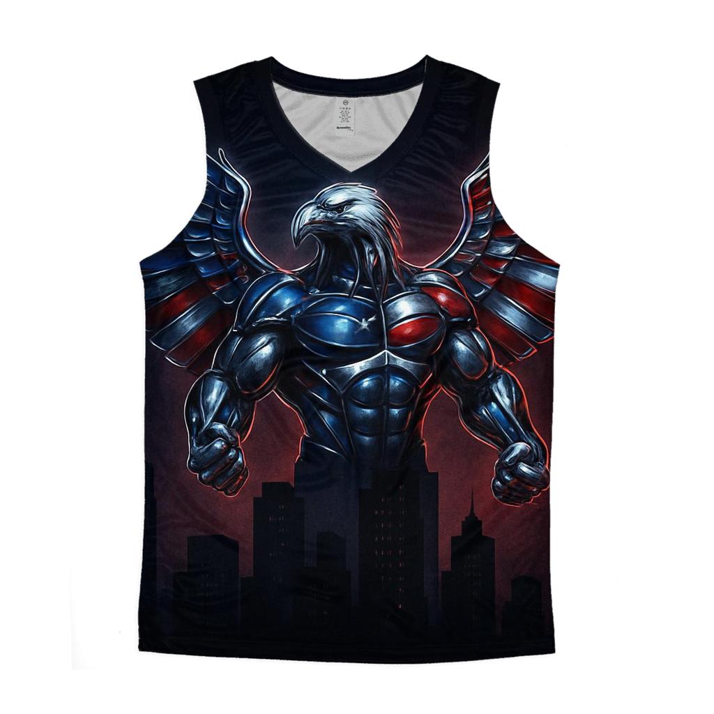 Urban Steel Eagle Rising casual summer tank tops
