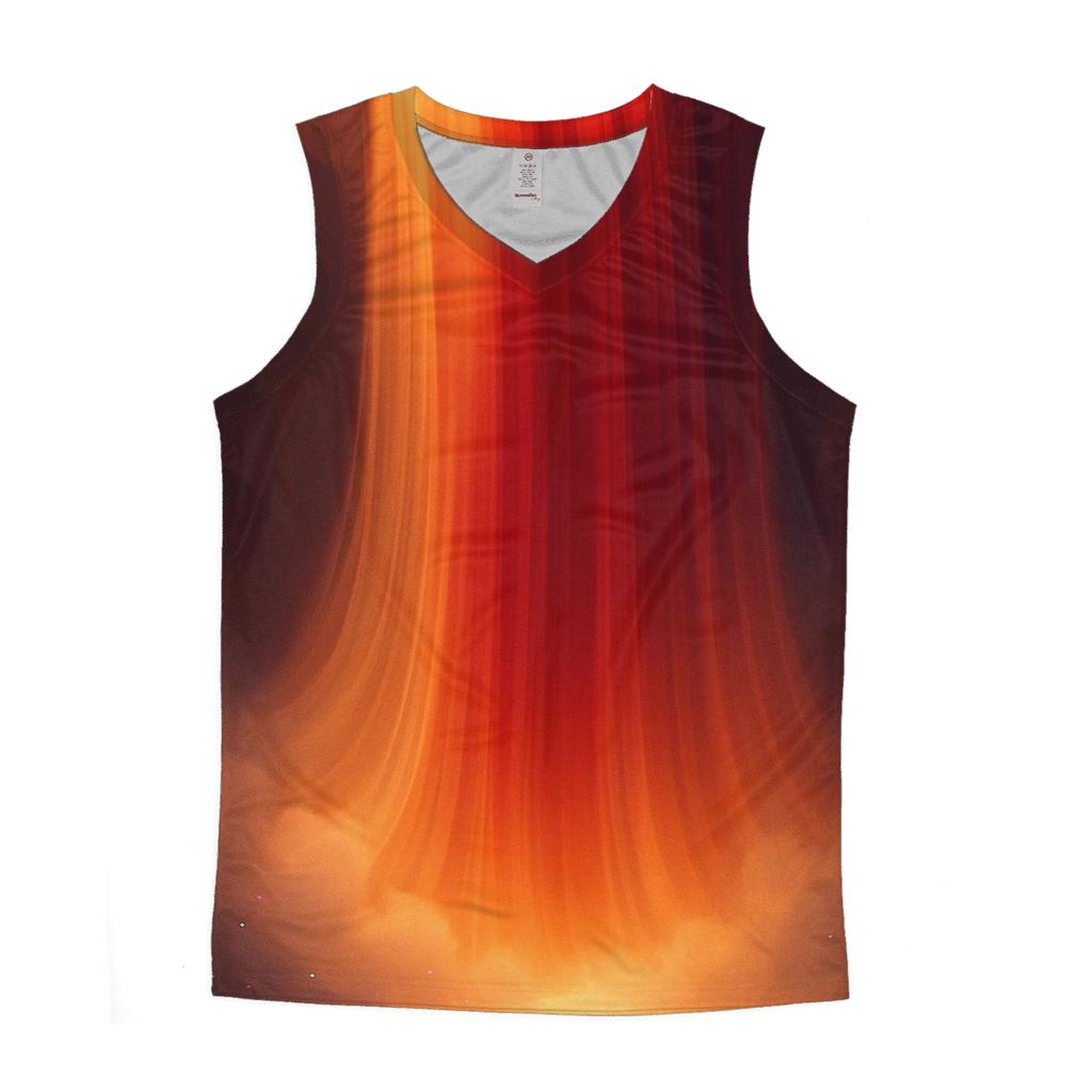 Rainbow Cascade Gradient Falls trendy fitted tank tops
