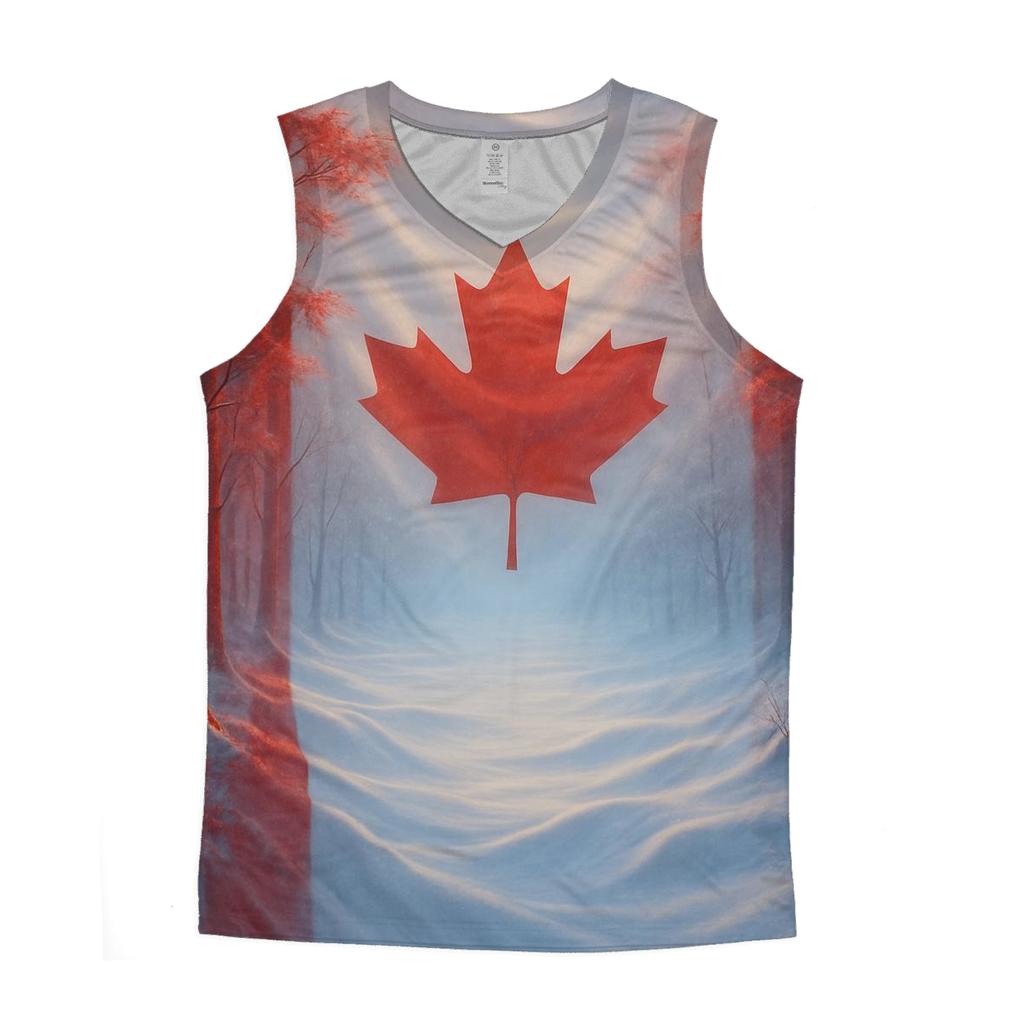 CanadaMapleForestMerge custom tank tops