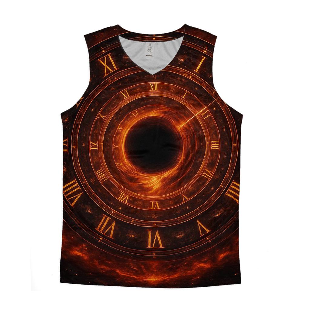 Chrono Rings Of The Black Hole casual summer tank tops