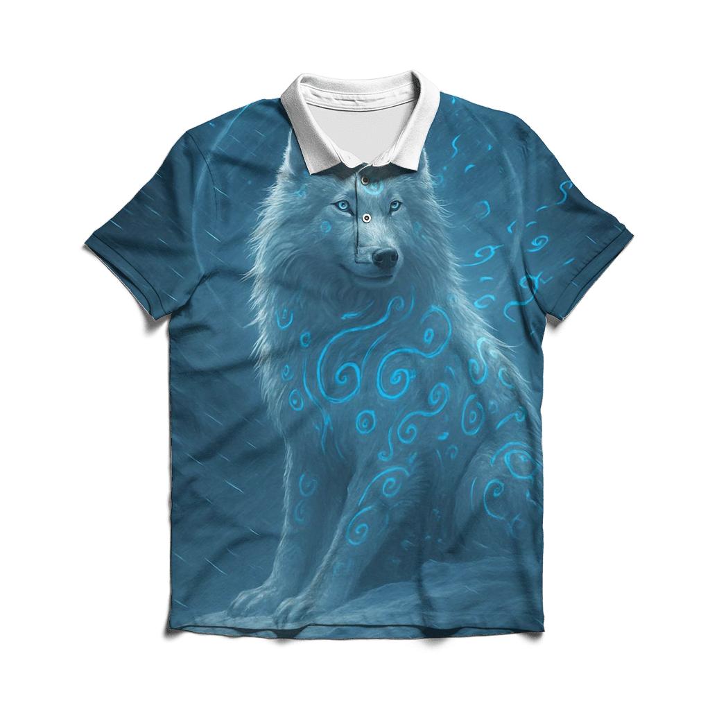 Runic Snowstorm Sentinel designer slim fit polos