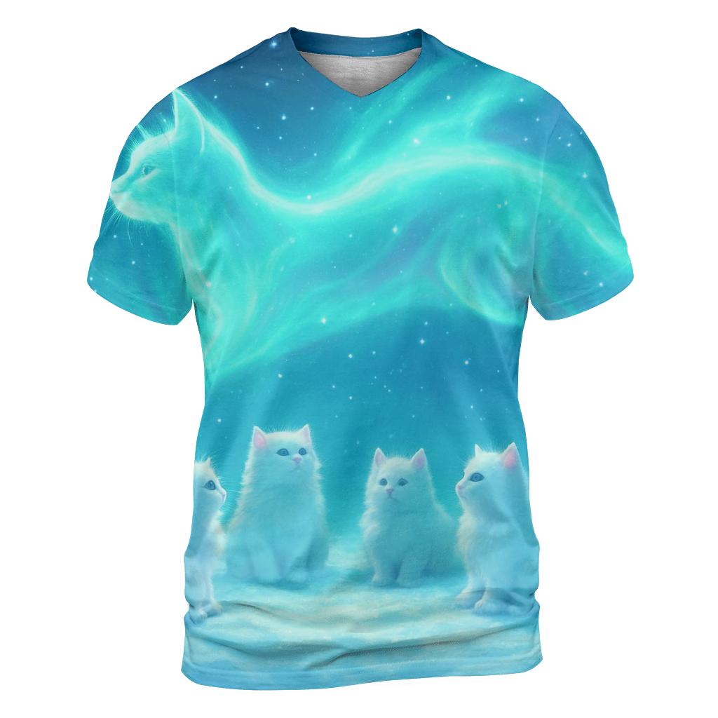 Aurora Snowfield Cat Choir custom all-over print shirts