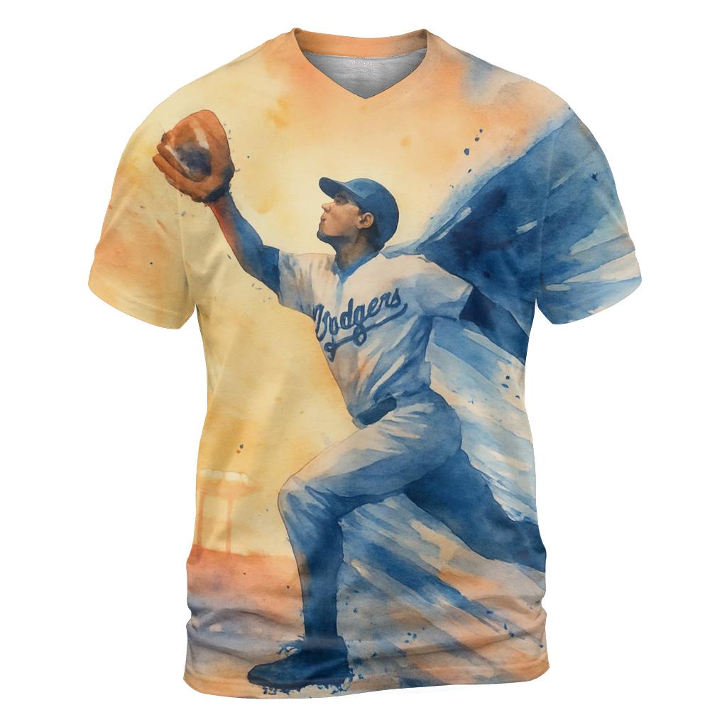 Dodgers Sunset Outfield Flight personalized full print shirts