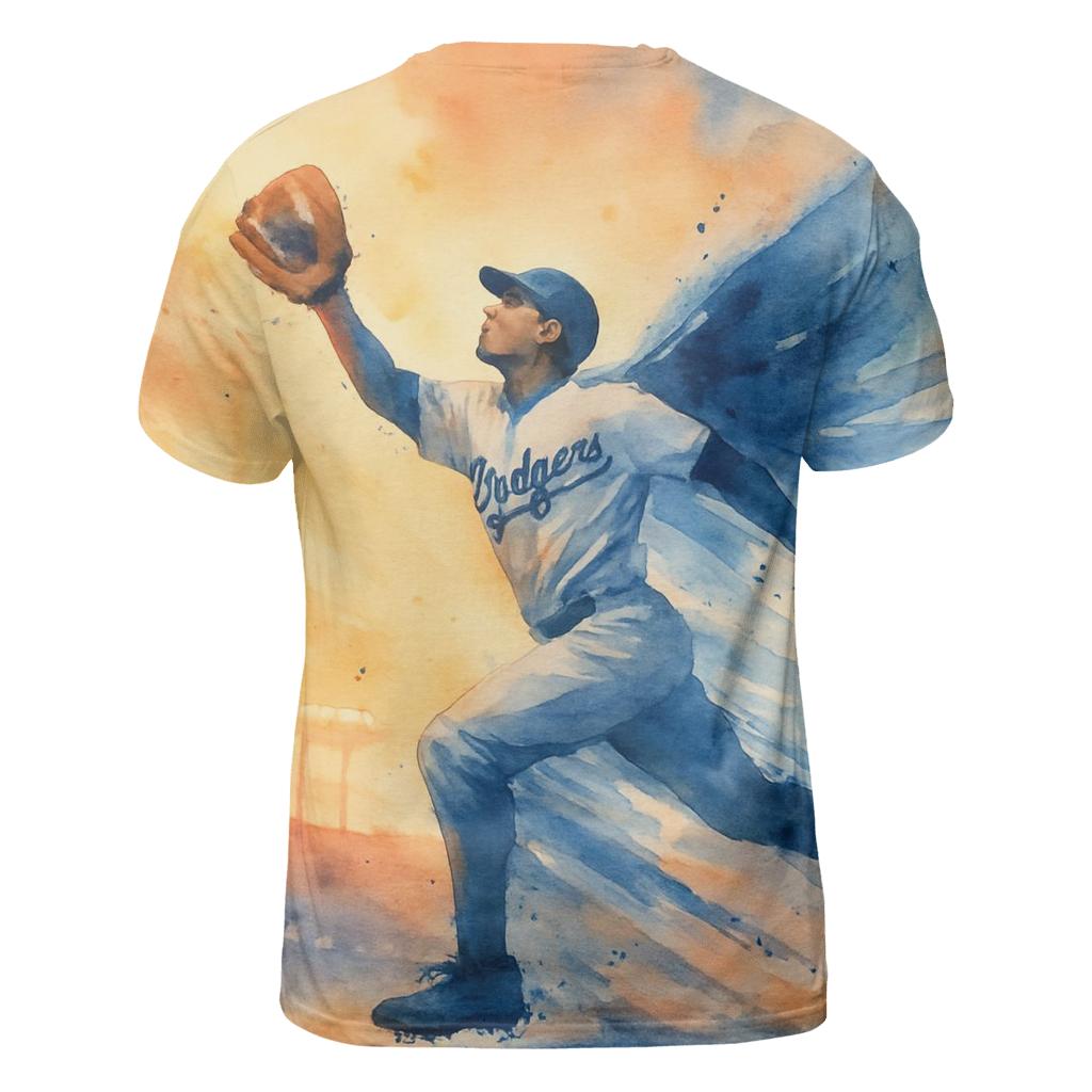 Dodgers Sunset Outfield Flight personalized full print shirts