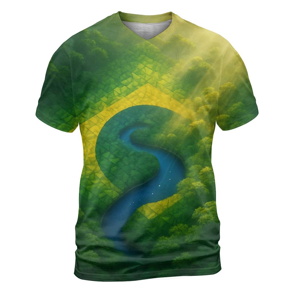 BrazilRainforestCanopyGlow custom all-over print shirts