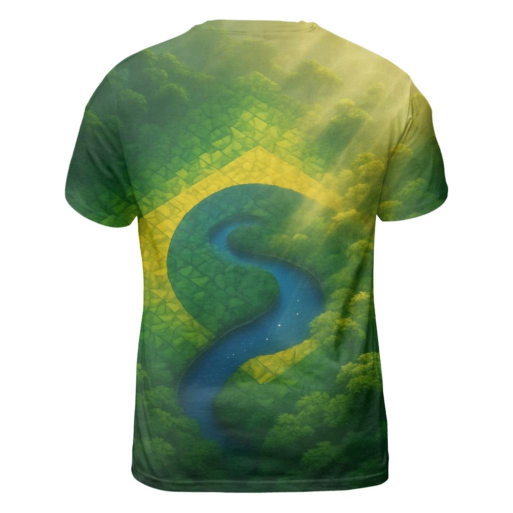 BrazilRainforestCanopyGlow custom all-over print shirts