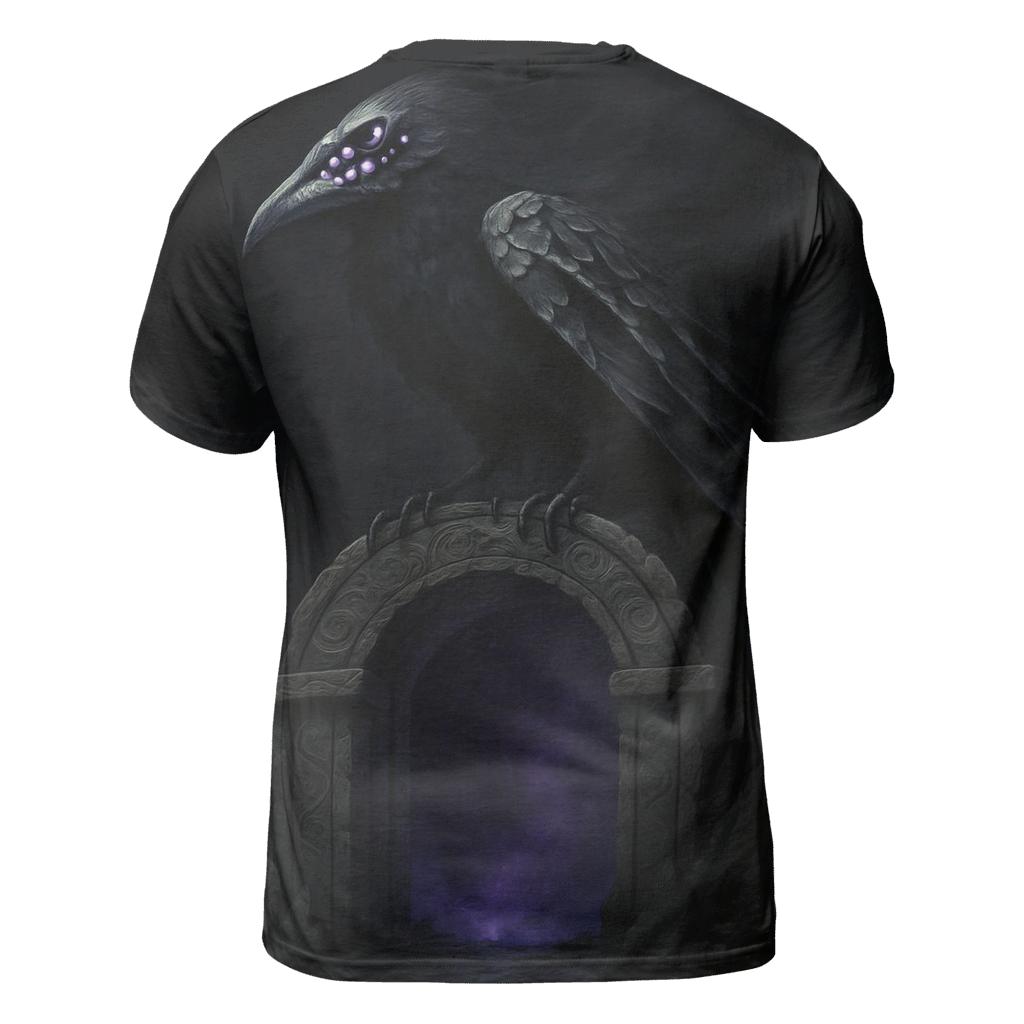 Raven Herald Of The Void Gate trendy printed shirt styles