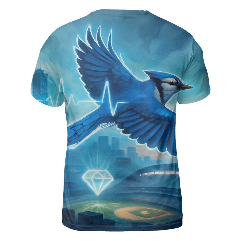 Skyline Rally With Blue Jays Heartbeat custom all-over print shirts