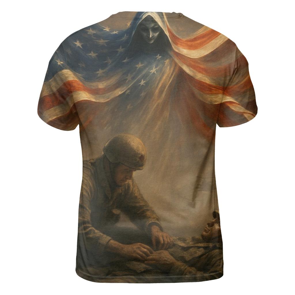 Guardian Angel Of The Battlefield designer pattern shirts