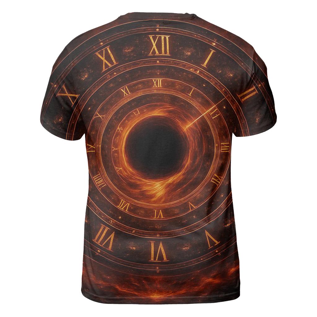 Chrono Rings Of The Black Hole artistic all-over print tops
