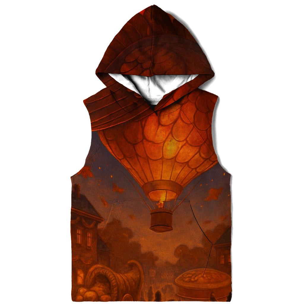 Starlit Turkey Parade Over The Town pullover hoodies