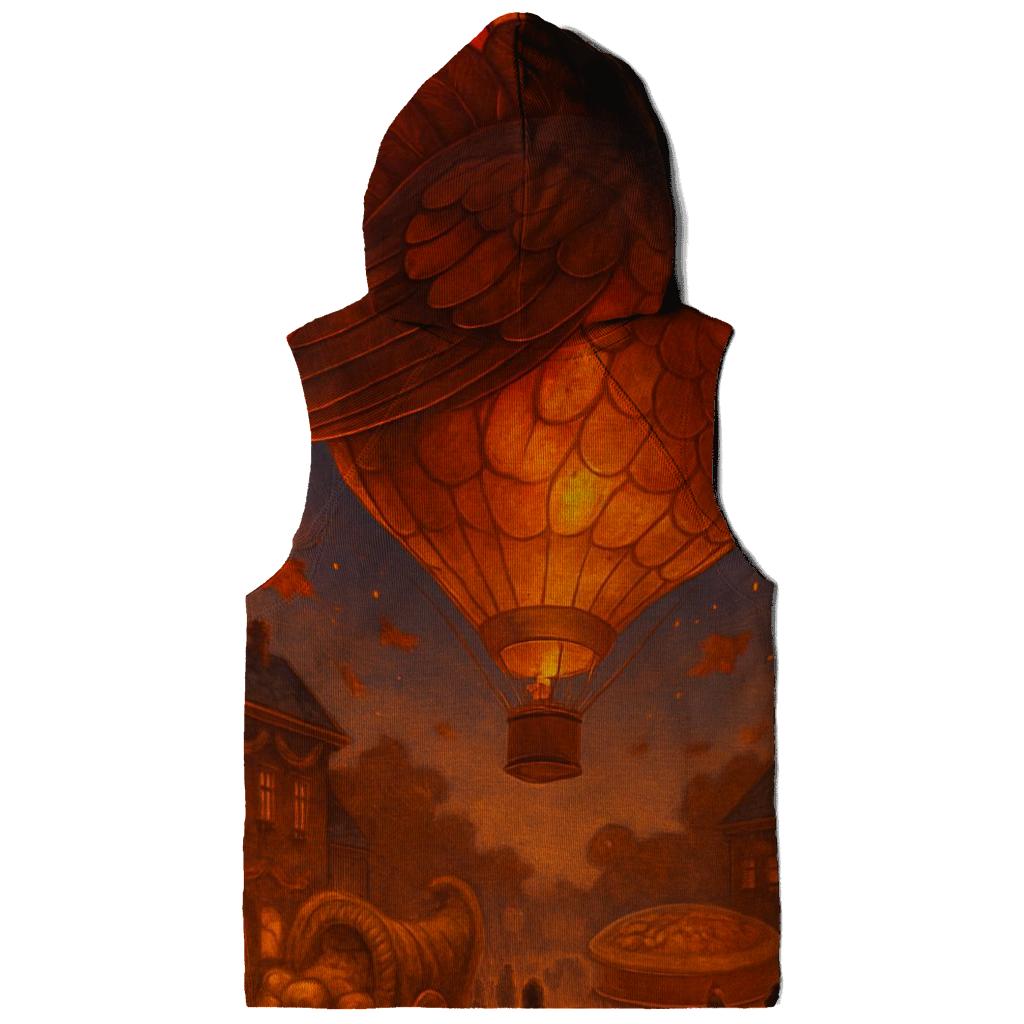 Starlit Turkey Parade Over The Town pullover hoodies