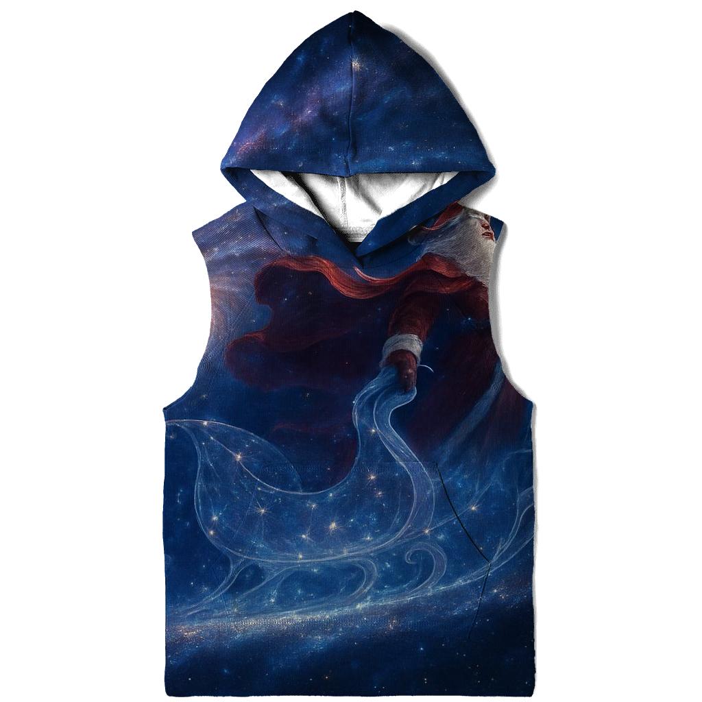 Starlight Astral Sleigh Santa lightweight hoodies