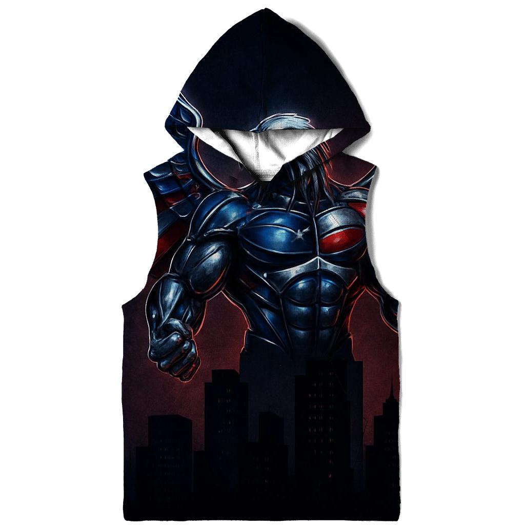 Urban Steel Eagle Rising embroidered hoodies