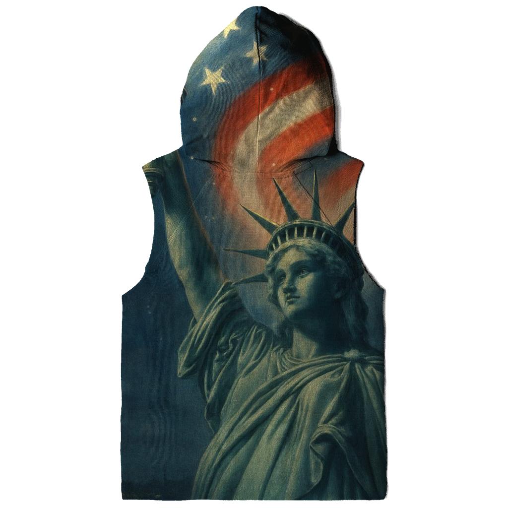 Liberty Torch Aurora Flag custom hoodies