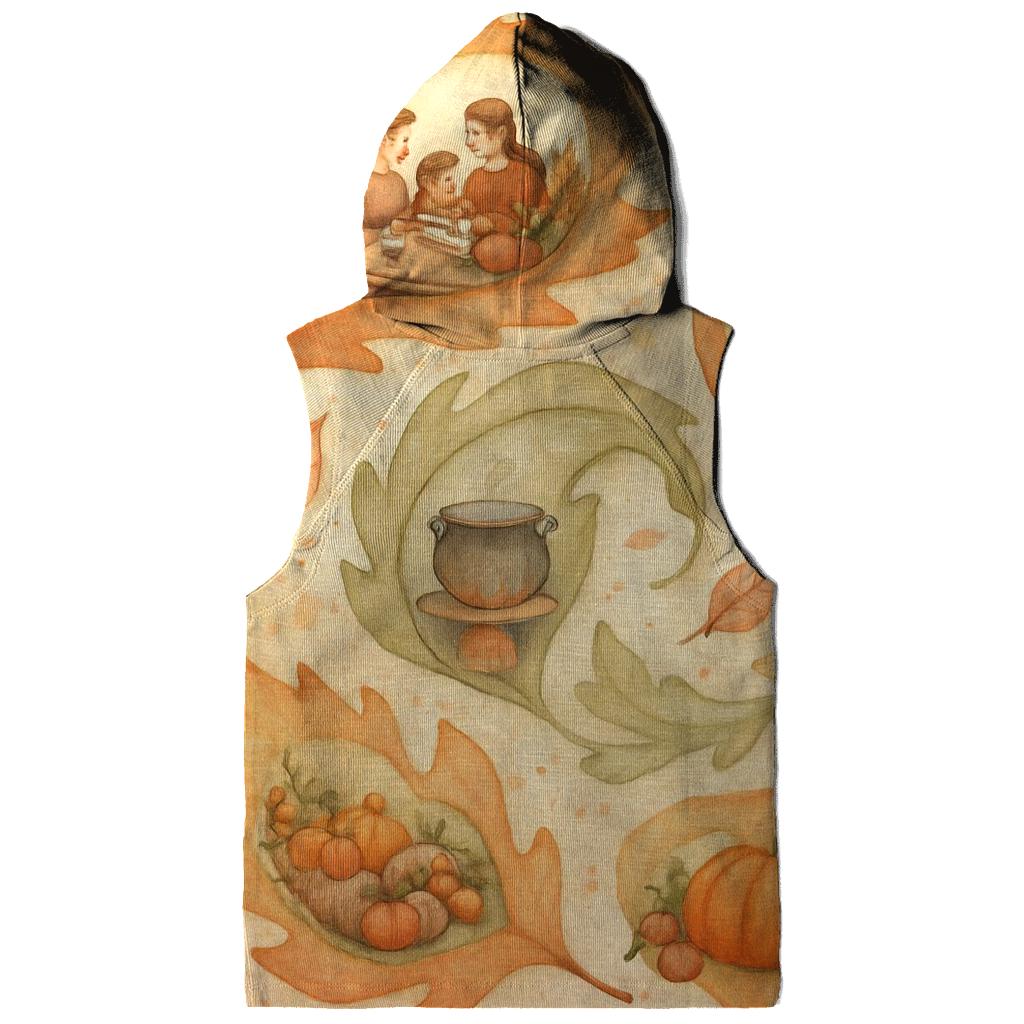 Autumn Leaf Gratitude Spiral pullover hoodies