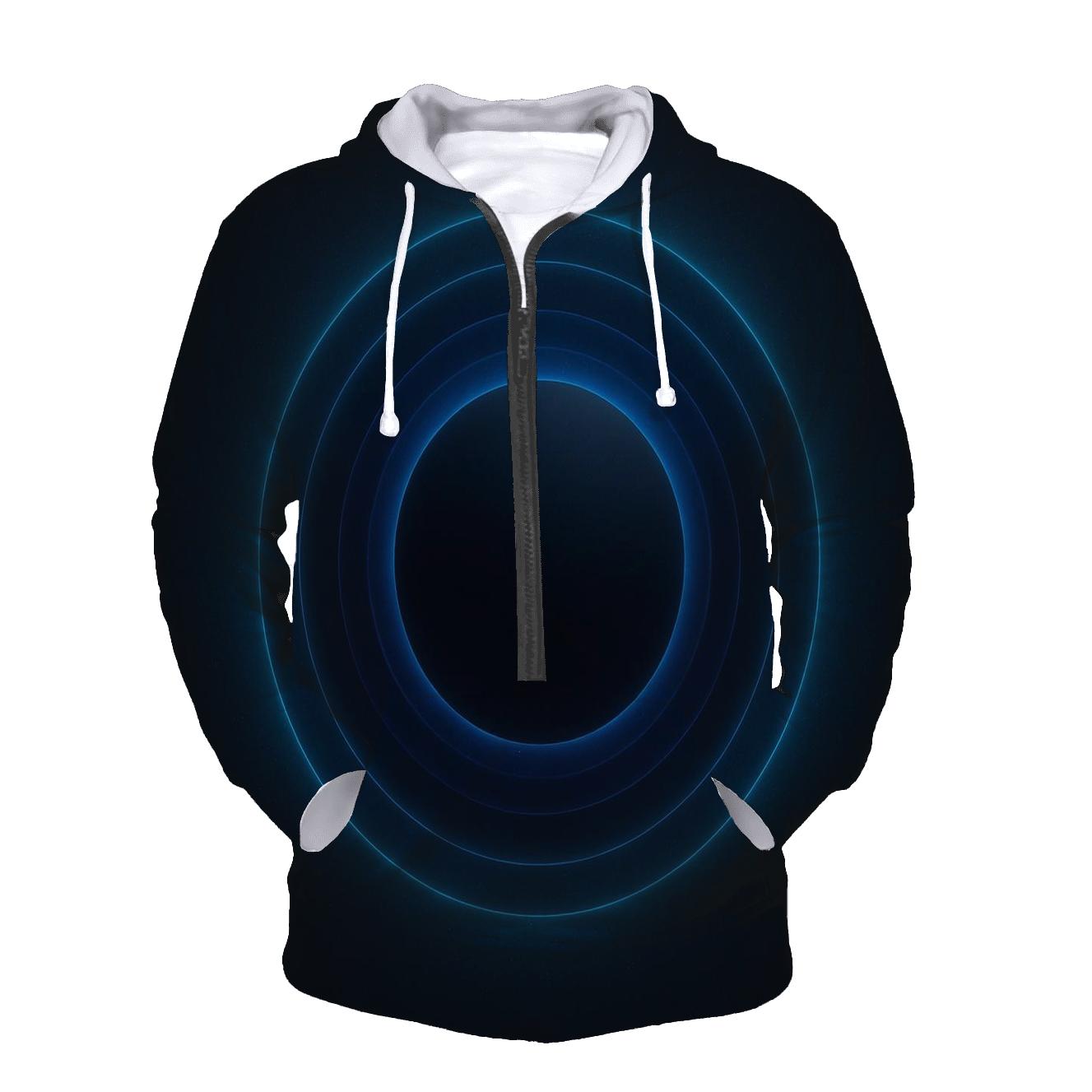 Midnight Eclipse Gradient Rings custom hoodies