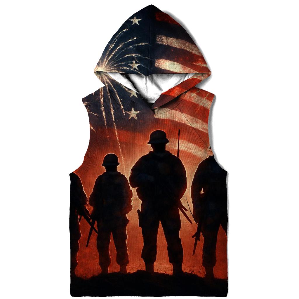 Fireworks Skyline Battle Honor pullover hoodies