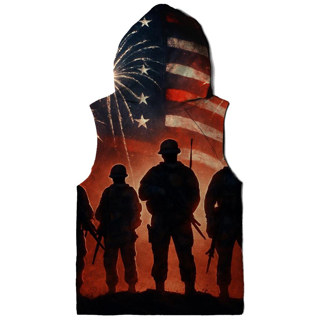 Fireworks Skyline Battle Honor pullover hoodies