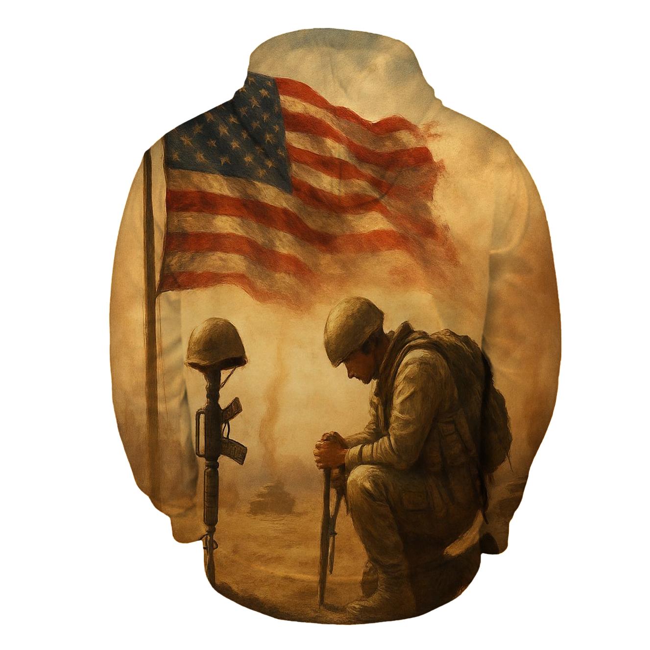 Honor In The Desert Wind embroidered hoodies