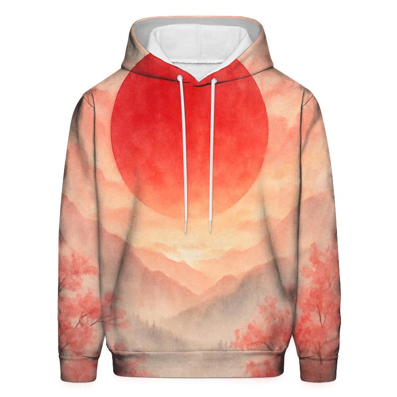 RisingSunMistValleyJapan zip-up hoodies