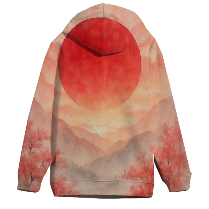 RisingSunMistValleyJapan zip-up hoodies