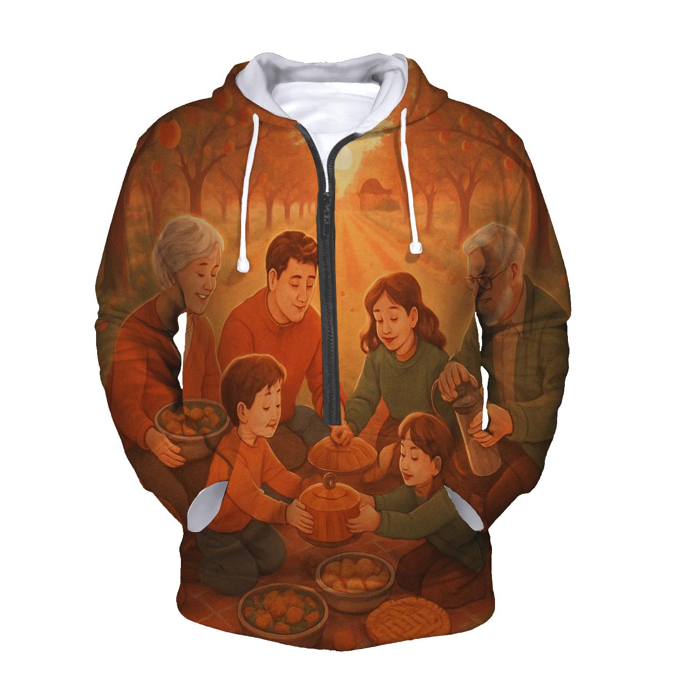 Sunset Orchard Family Picnic Giving Thanks hoodie trends