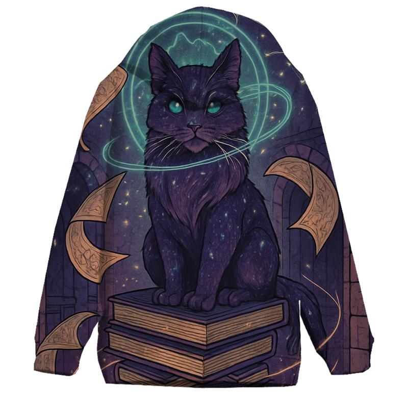 Astral Library Scholar Cat hoodie trends