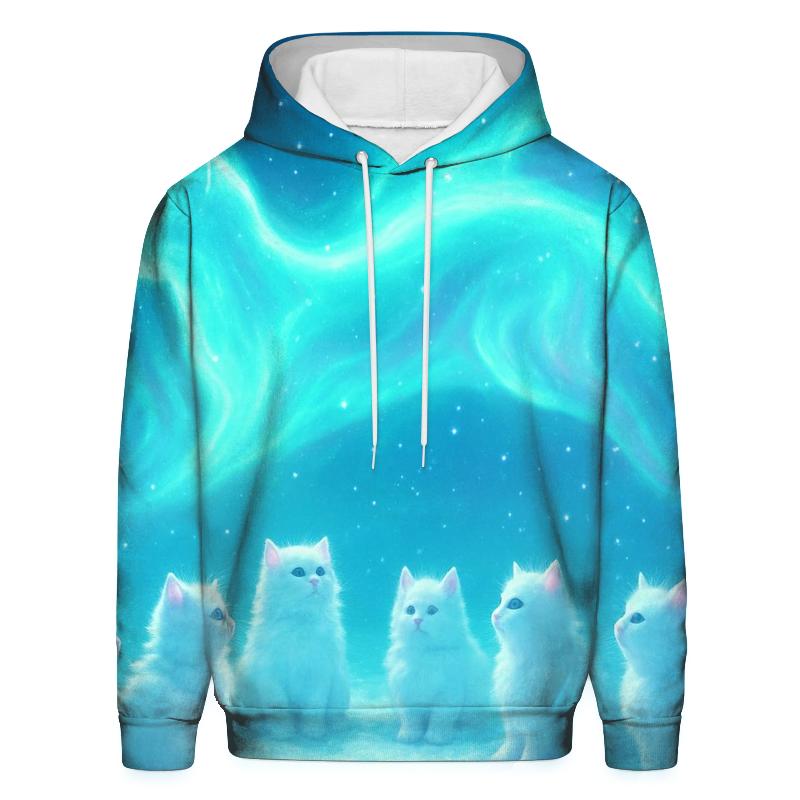 Aurora Snowfield Cat Choir pullover hoodies