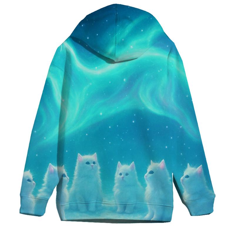 Aurora Snowfield Cat Choir pullover hoodies