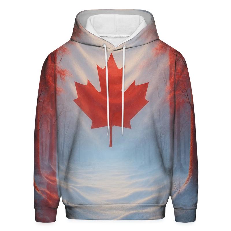 CanadaMapleForestMerge premium hoodies
