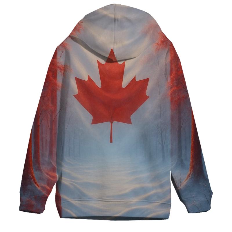 CanadaMapleForestMerge premium hoodies