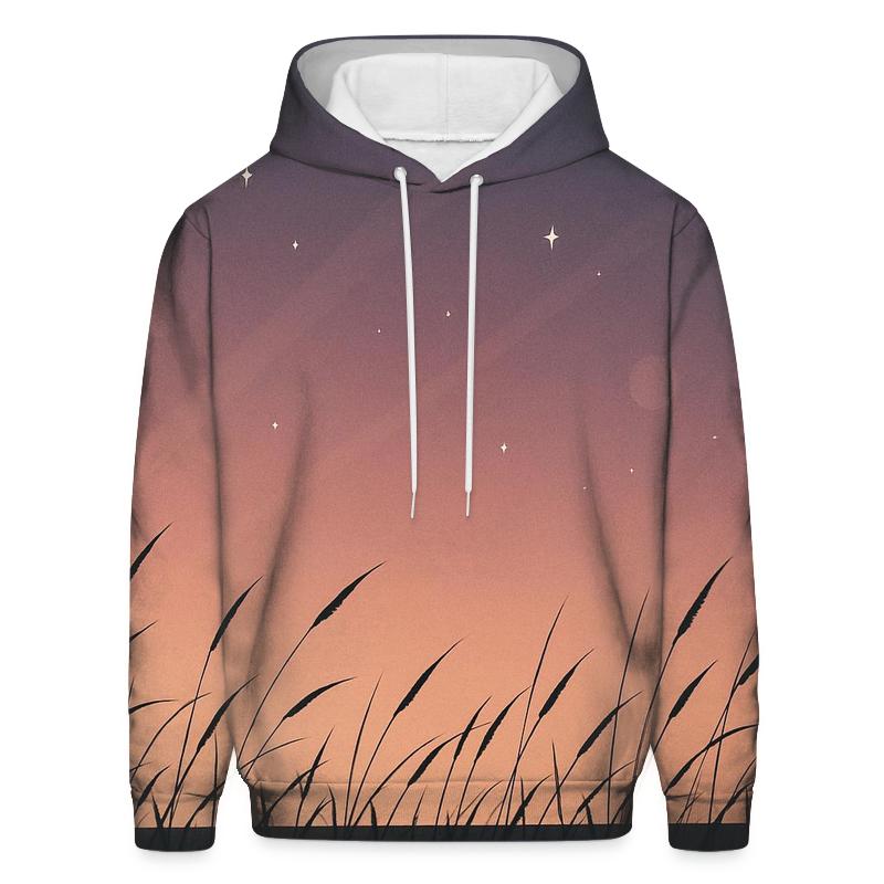Starlit Prairie Fade printed hoodies