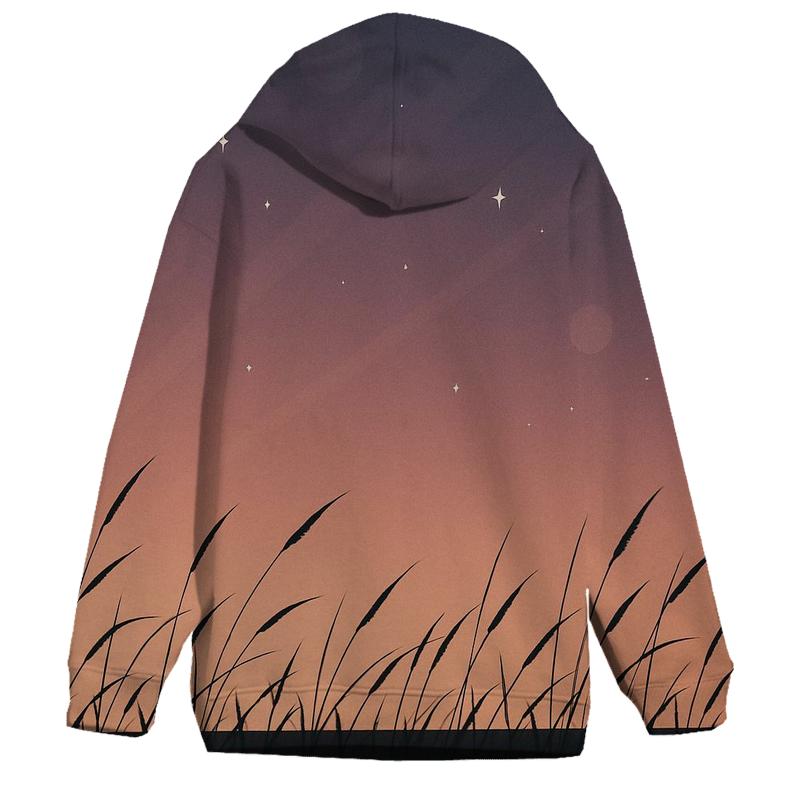 Starlit Prairie Fade printed hoodies