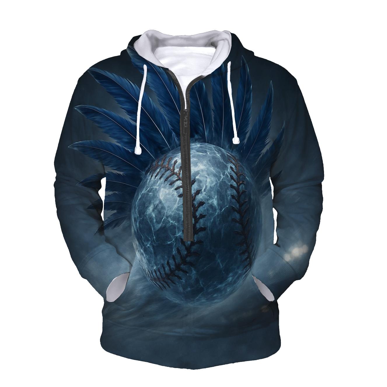 Frozen Fastball Crown Blue Jays graphic hoodies