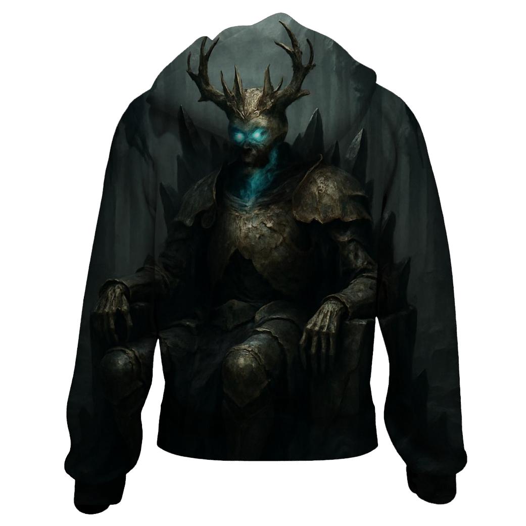 Throne Of The Hollow Moon King embroidered hoodies