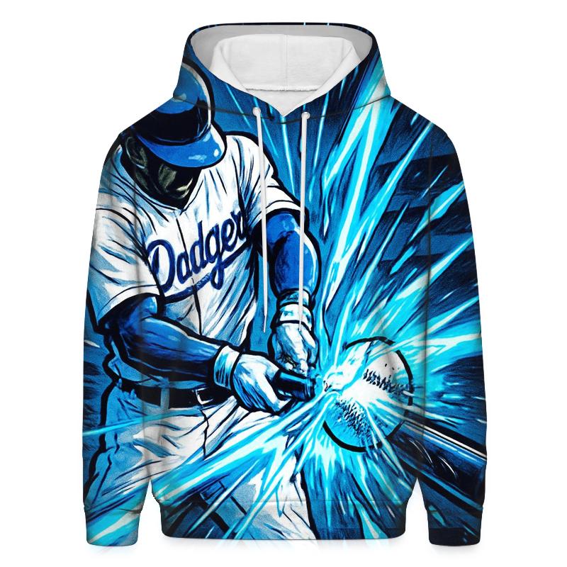 Dodgers Electric Bat Impact pullover hoodies