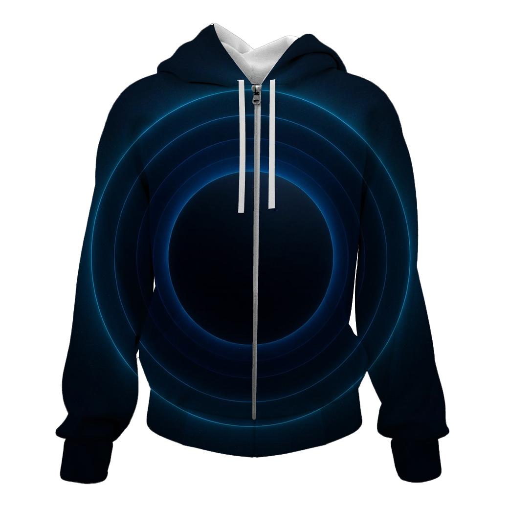 Midnight Eclipse Gradient Rings hoodies fashion