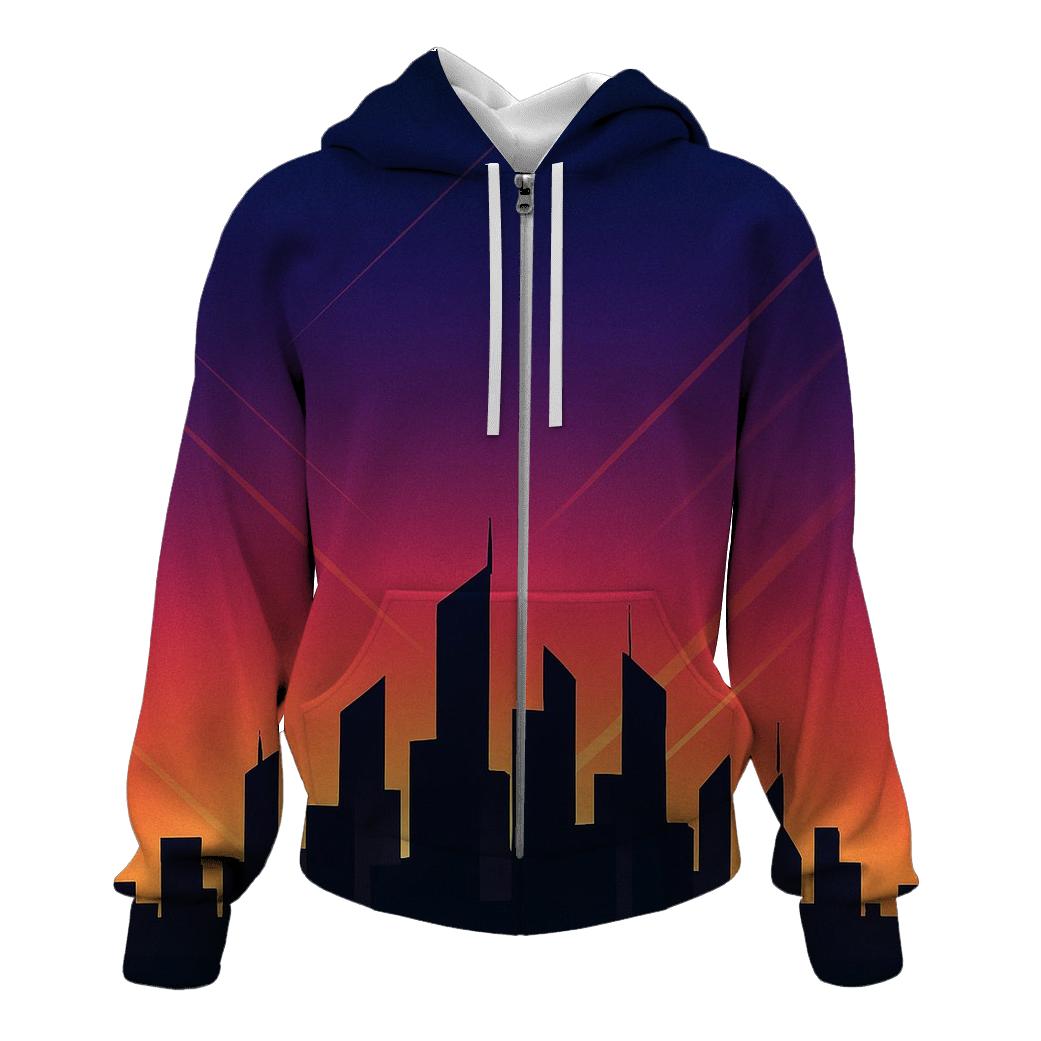 Skyline Ember Veil custom hoodies