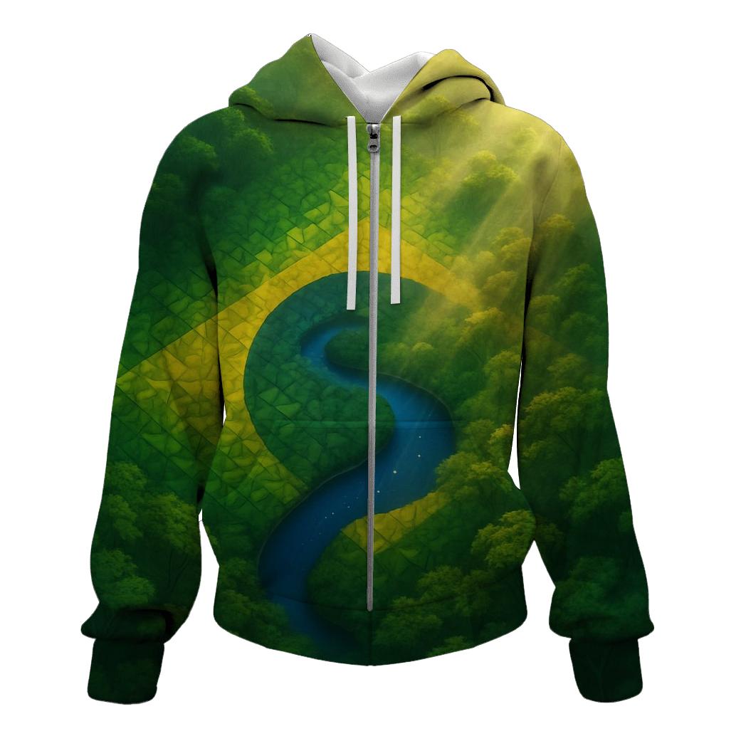BrazilRainforestCanopyGlow premium hoodies