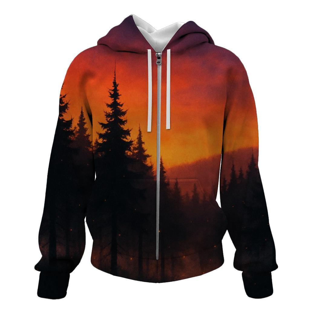 Forest Ember Drift lightweight hoodies